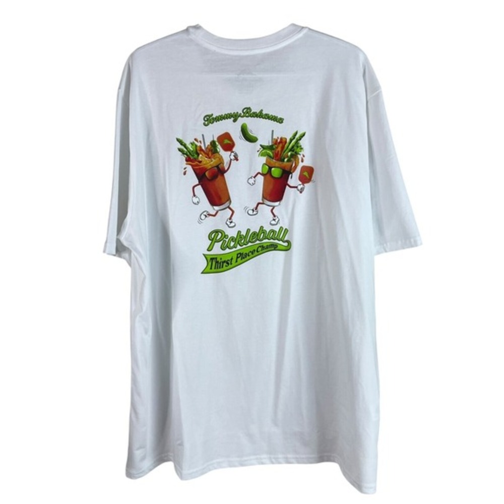 NEW Tommy Bahama Mens‎ Small Pickleball Thirst Place Champ Graphic T Shirt
